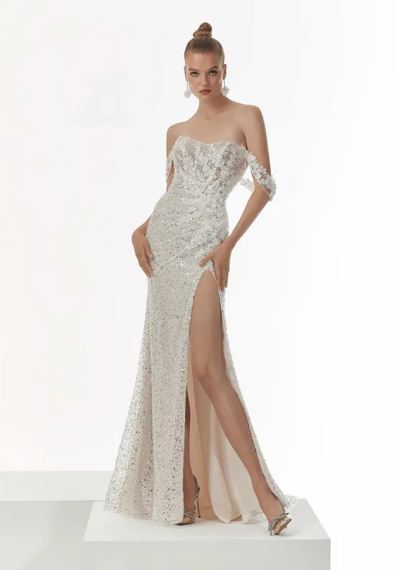 Madeline Gardner Signature "Nefertiti" Bridal Gown 1225 sold by Terry costa