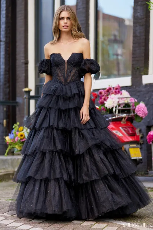 Sherri Hill Corset Ball Gown Prom Dress 56170 sold by Terry costa