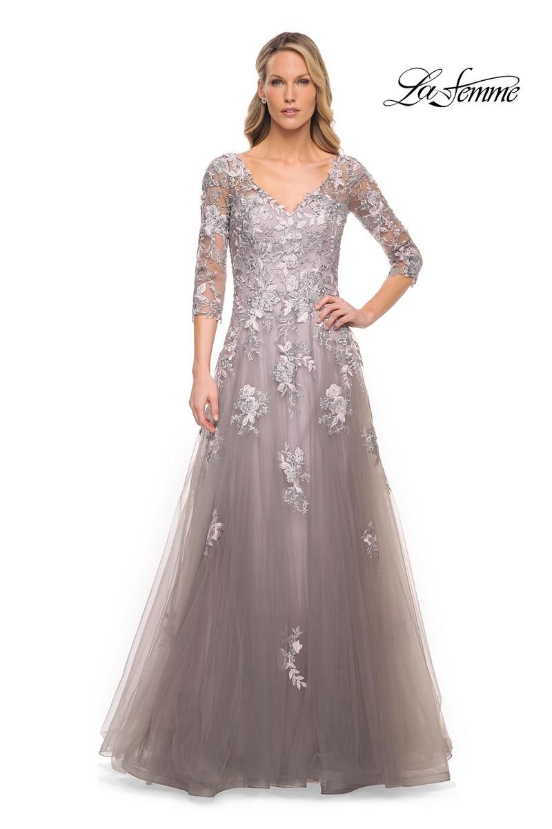 La Femme Evening Dress 30229 sold by Terry costa product image thumbnail 5