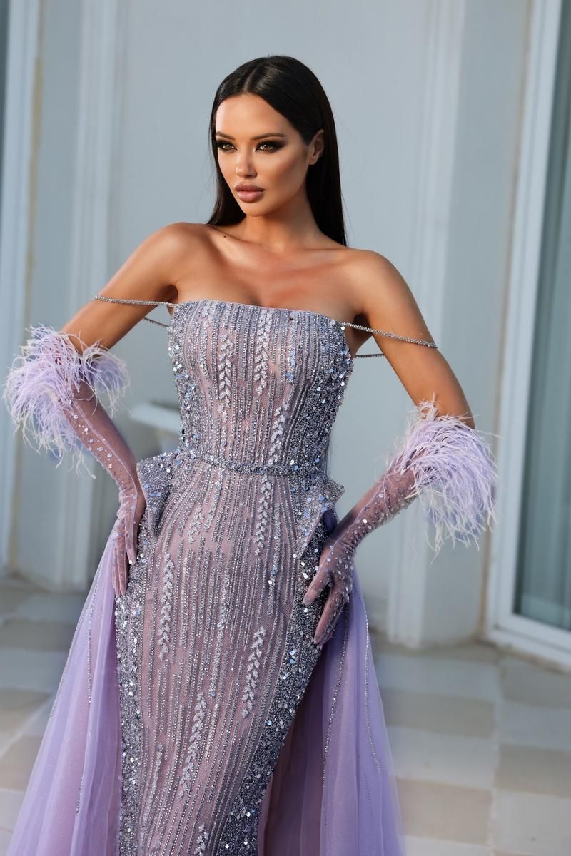 Portia and Scarlett Fitted Prom Dress PS23983 sold by Terry costa product image thumbnail 3