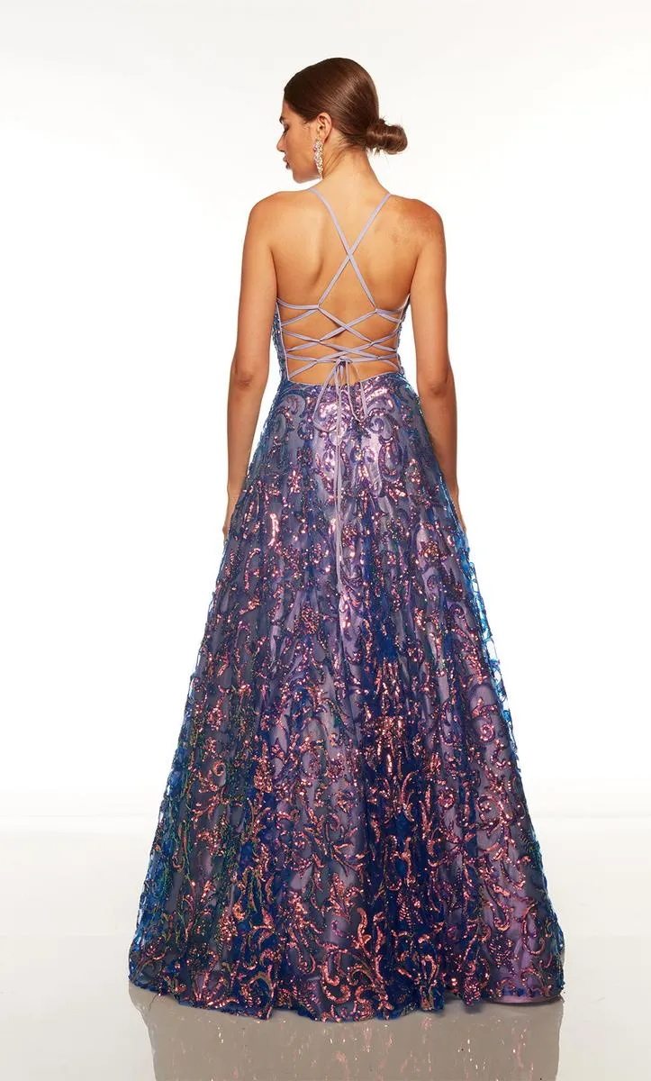 Alyce Prom Dress 61291 sold by Terry costa product image thumbnail 4