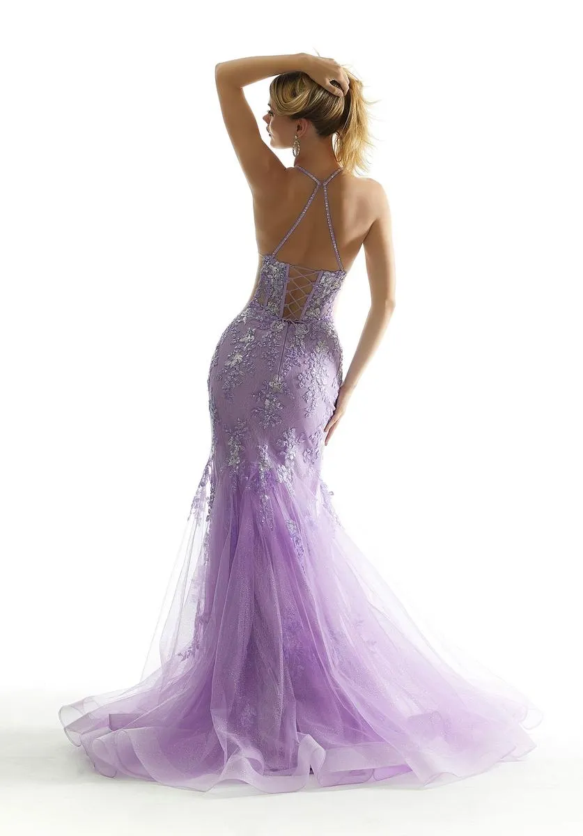 Morilee Mermaid Halter Prom Dress 49073 sold by Terry costa product image thumbnail 2