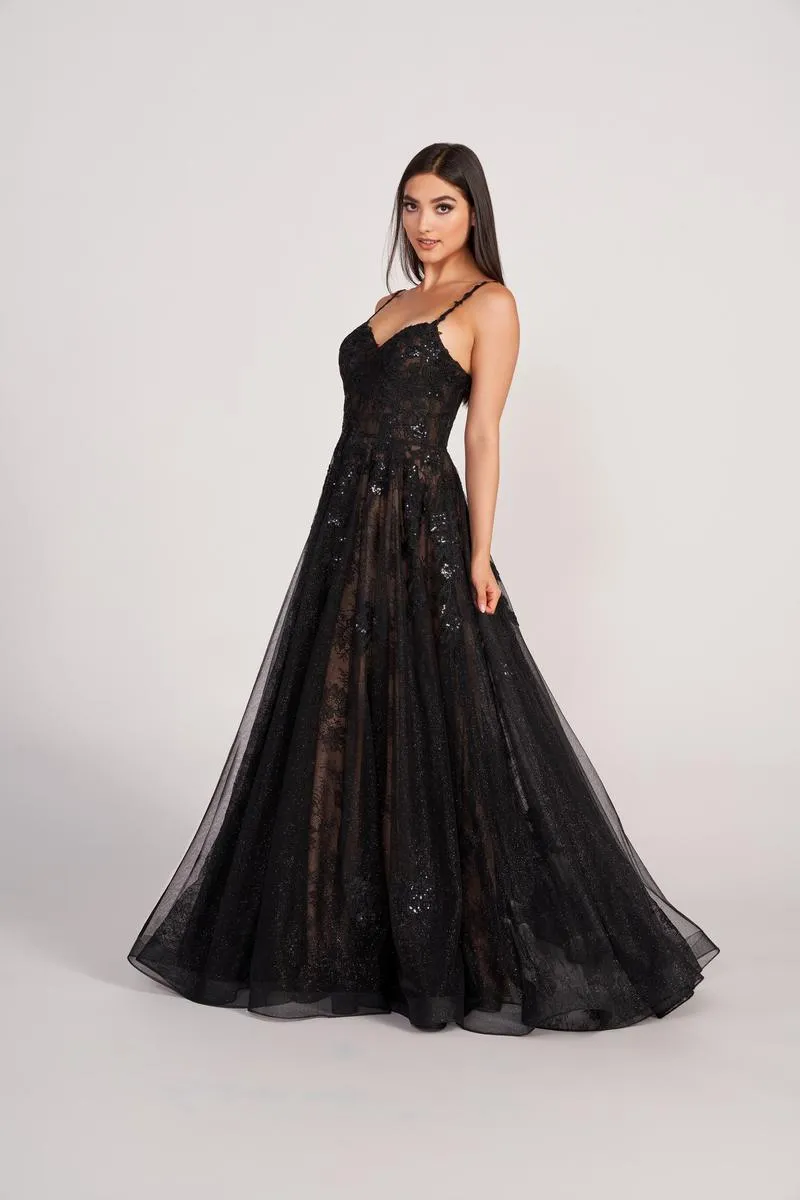 Ellie Wilde A-Line Lace Prom Dress EW34117 sold by Terry costa