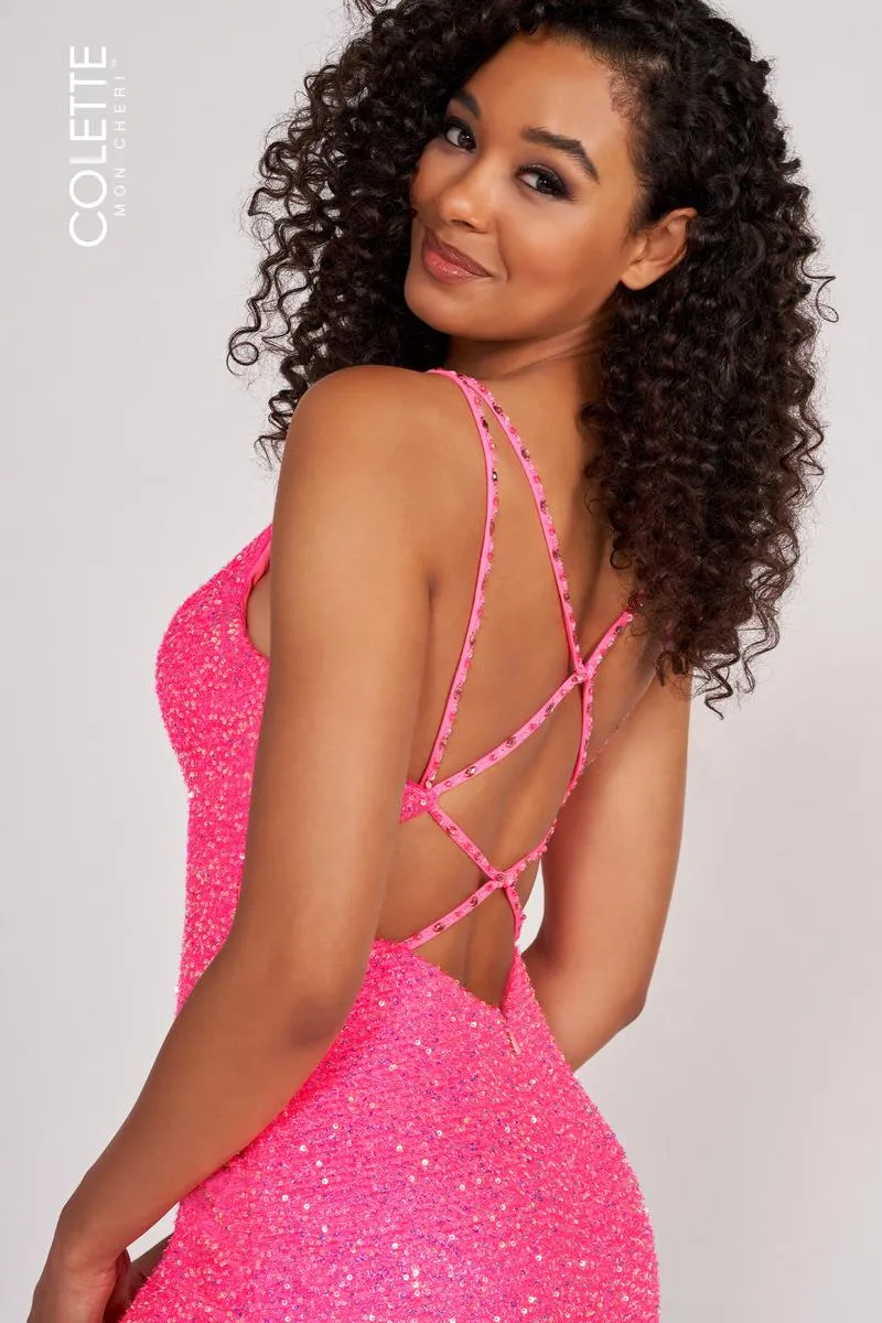 Colette by Daphne Dress CL2012 sold by Terry costa product image thumbnail 5