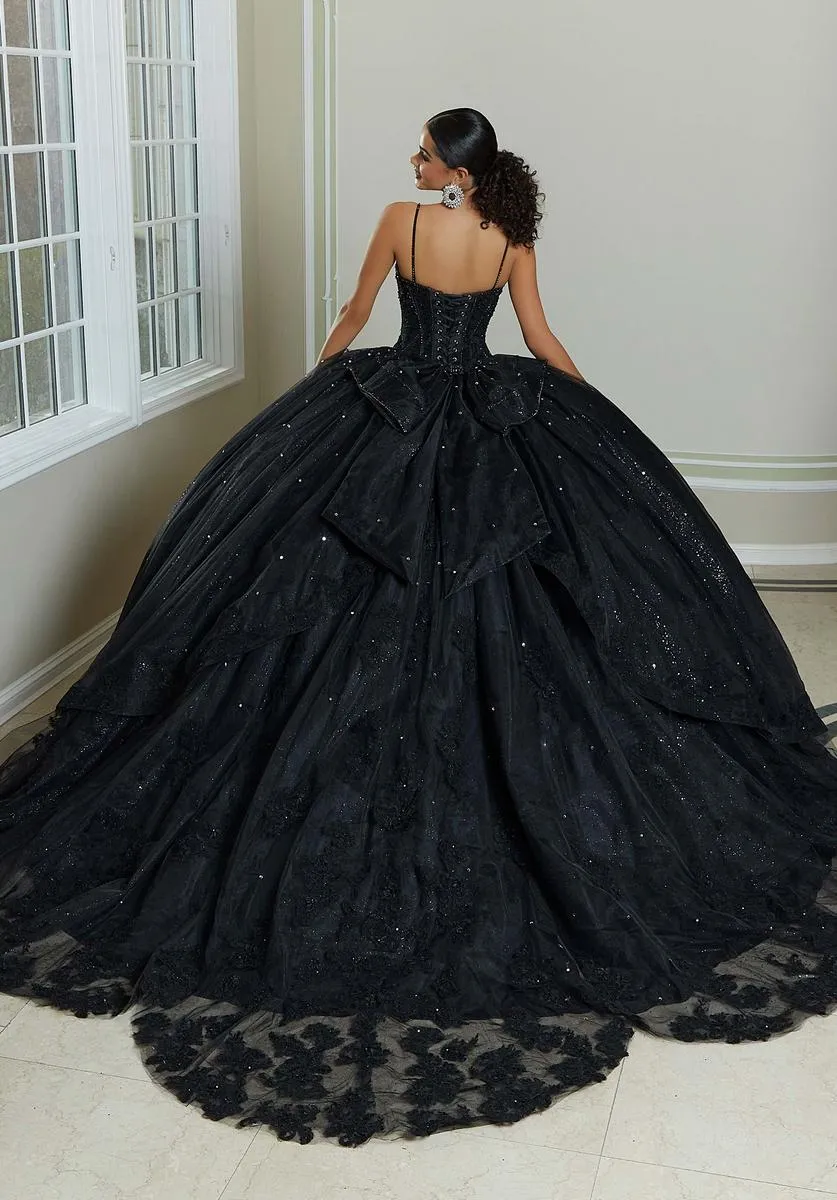 Vizcaya by Morilee Tulle Corset Quince Dress 89482 sold by Terry costa product image thumbnail 5
