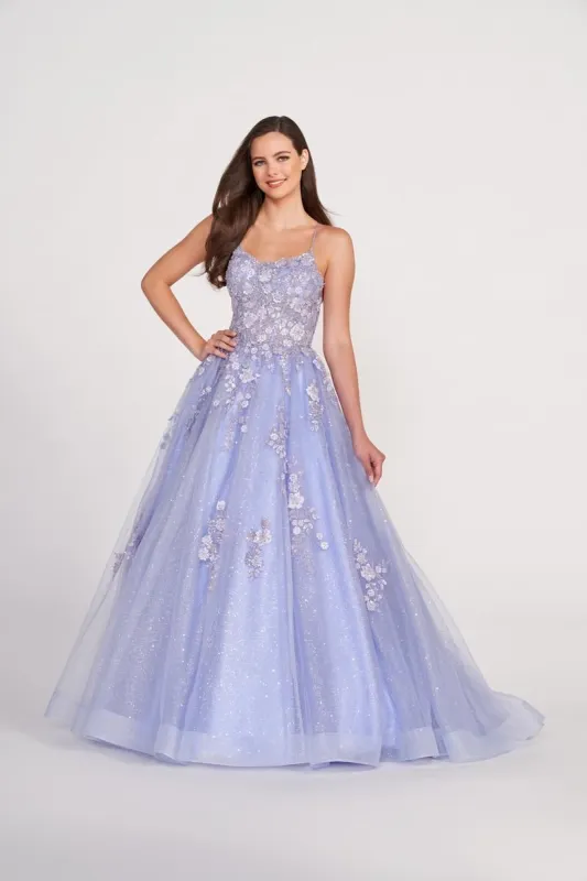 Ellie Wilde Glitter Tulle Ball Gown Dress EW34055 sold by Terry costa