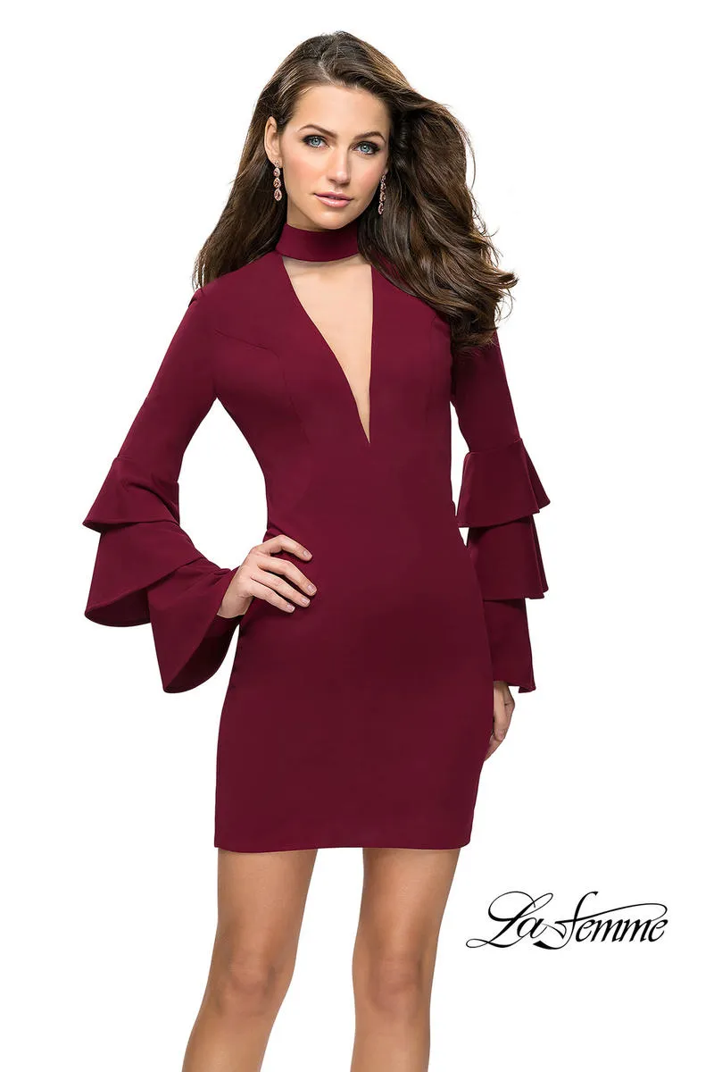La Femme Short Cocktail Dress 26639 sold by Terry costa