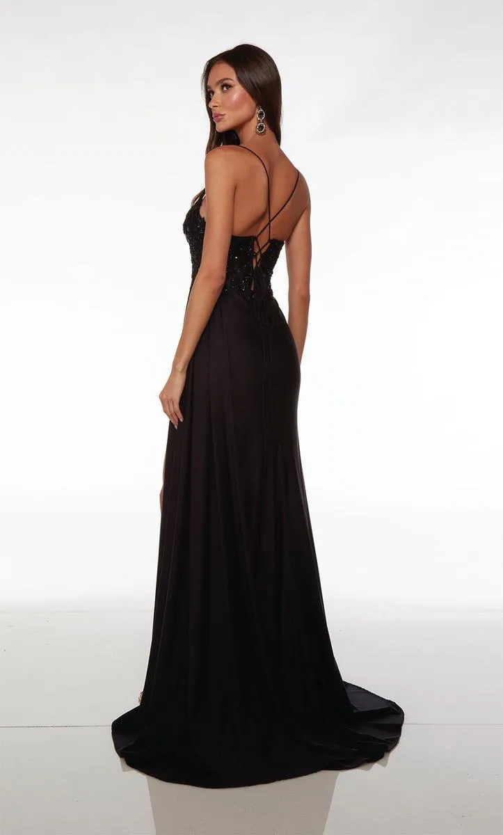Ava Presley Fitted Long Prom Dress 61701 sold by Terry costa product image thumbnail 2