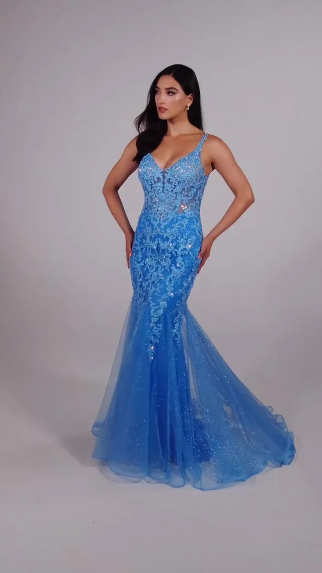 Ellie Wilde Lace Mermaid Prom Dress EW35227 sold by Terry costa