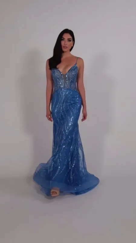 Ellie Wilde by Mon Cheri Mermaid Prom Dress EW35098 made by Mon Cheri