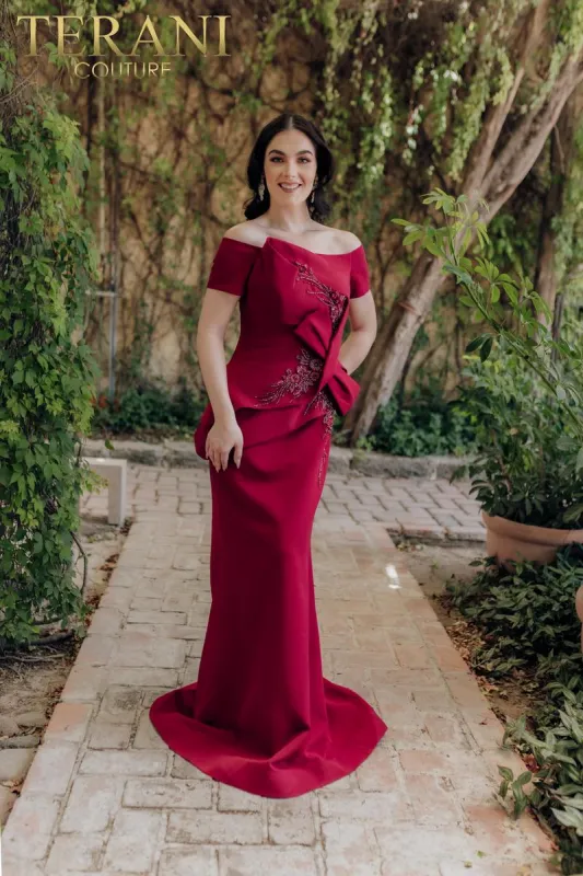 Terani Mother of the Bride Dress 232M1561 made by Terry costa