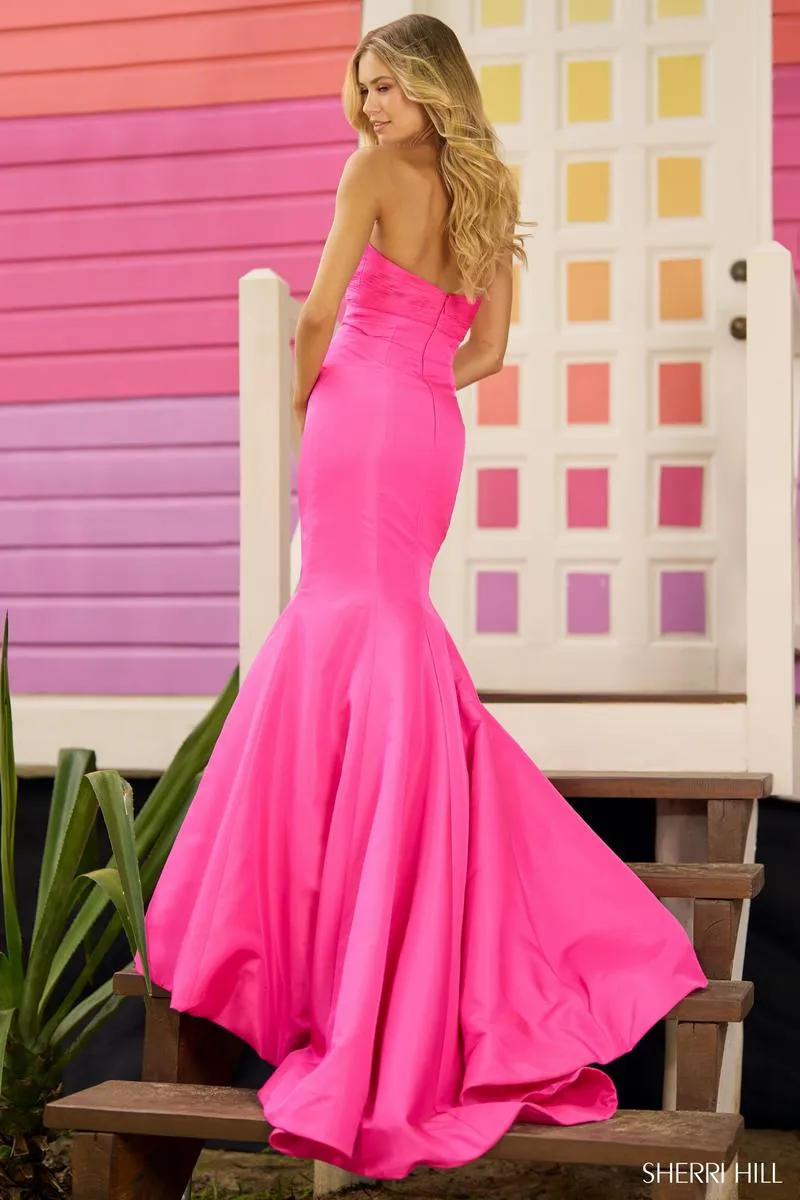 Sherri Hill Strapless Mermaid Prom Dress 56058 sold by Terry costa product image thumbnail 2
