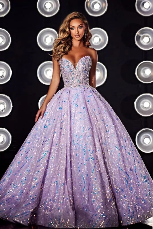 Portia and Scarlett Fitted Strapless Prom Dress PS23824 sold by Terry costa