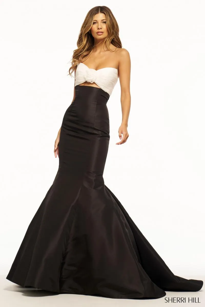 Sherri Hill Strapless Mermaid Prom Dress 56058 sold by Terry costa product image thumbnail 3