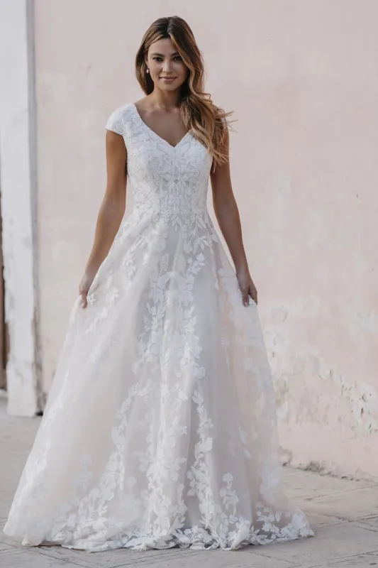 Allure Bridals Modest Dress M697 sold by Terry costa