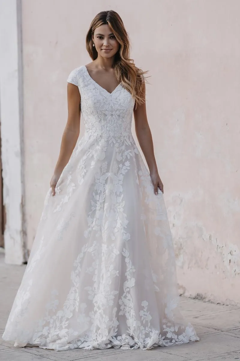 Allure Bridals Modest Dress M697 sold by Terry costa