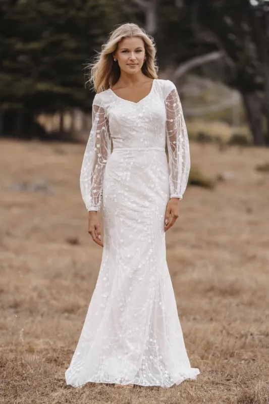 Allure Bridals Modest Dress M684 made by Allure