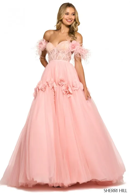 Sherri Hill Sweetheart Ball Gown 55429 sold by Terry costa
