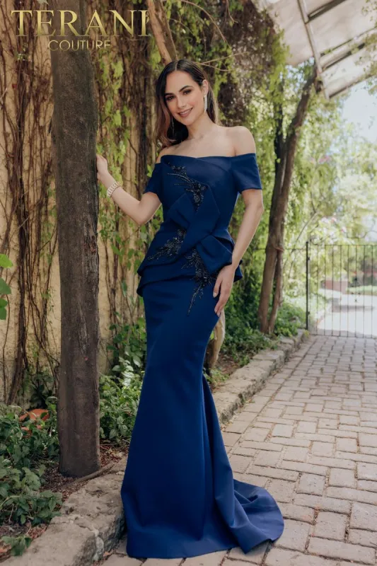 Terani Mother of the Bride Dress 232M1561 made by Terry costa