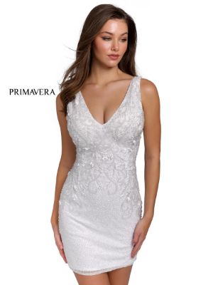 Primavera Couture Short Dress 3807 made by Primavera Couture