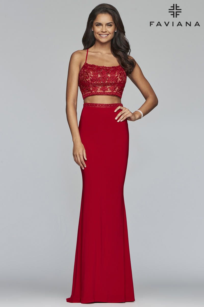 Faviana Glamour Dress S10272 sold by Terry costa product image thumbnail 3