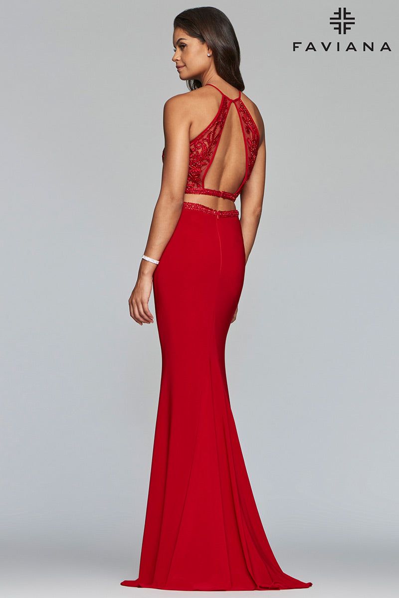 Faviana Glamour Dress S10272 sold by Terry costa product image thumbnail 2