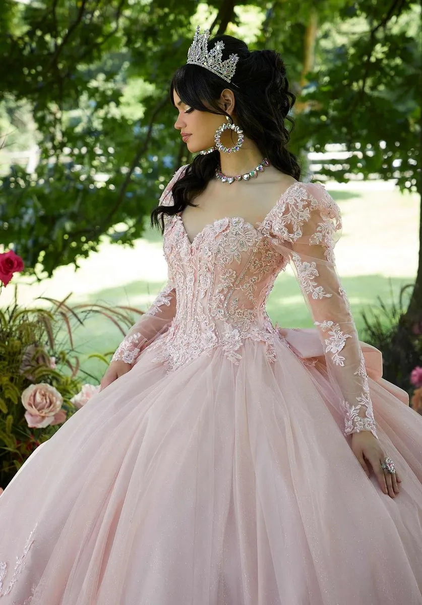 Vizcaya by Morilee Sweetheart Lace Quince Dress 89443 sold by Terry costa product image thumbnail 5