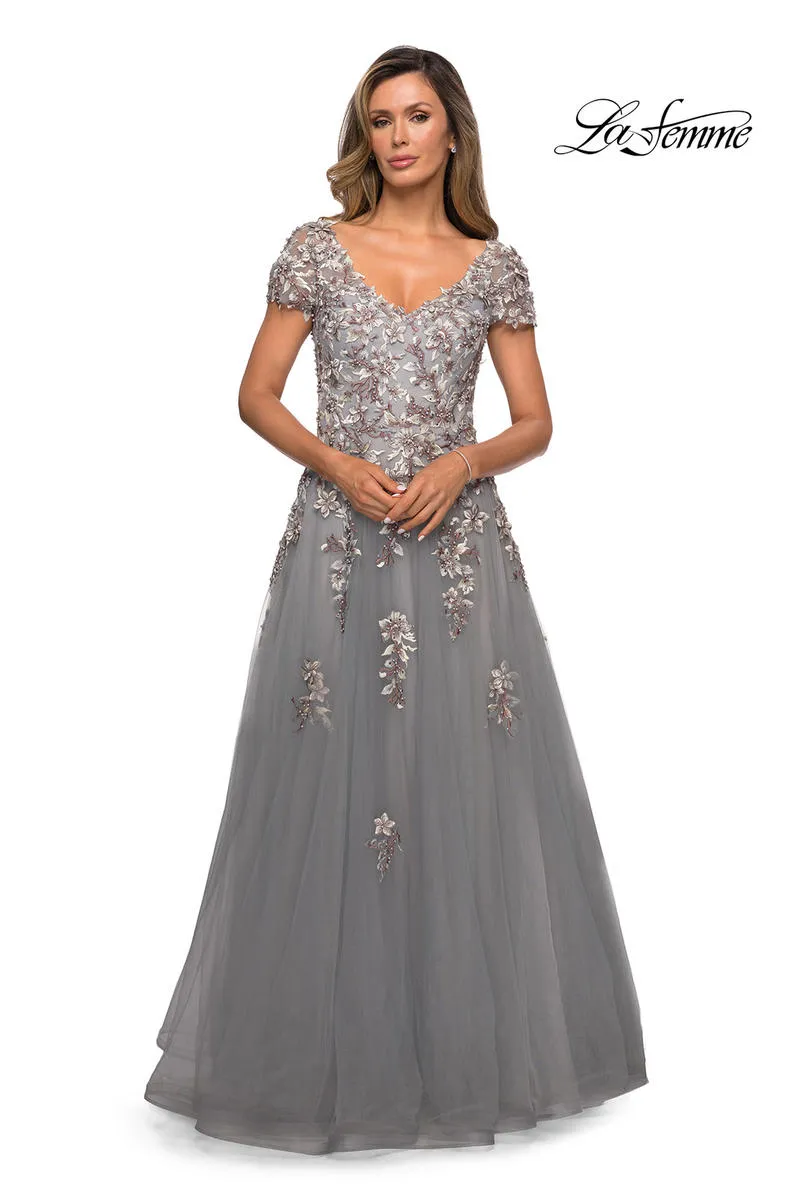 La Femme Evening Dress 27968 sold by Terry costa product image thumbnail 3