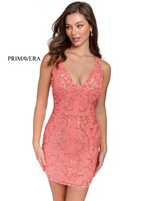 Primavera Couture Short Dress 3825 made by Primavera Couture