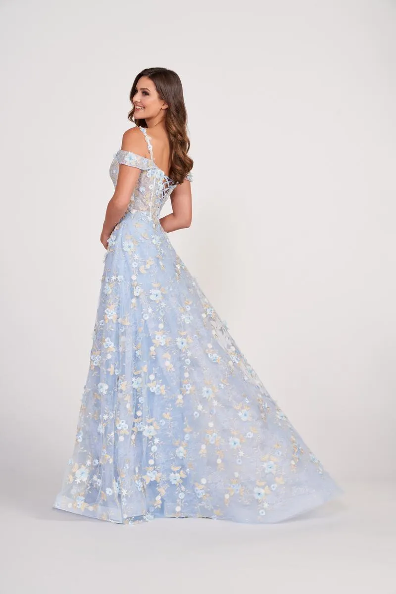 Ellie Wilde A-Line Corset Prom Dress EW34122 sold by Terry costa product image thumbnail 2