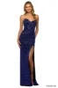 Sherri Hill Strapless Beaded Long Dress 55440 sold by Terry costa