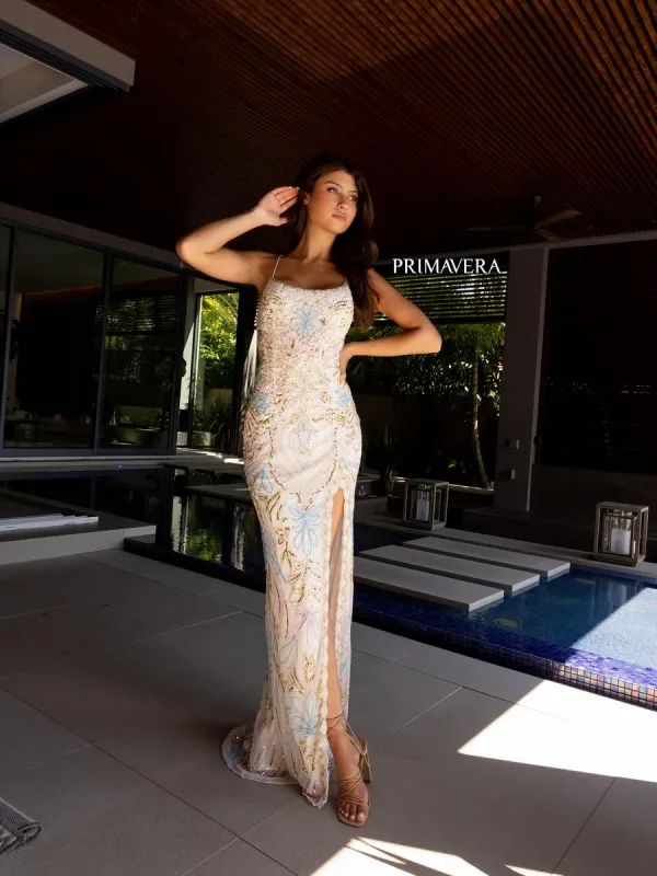 Primavera Couture Long Dress 4156 sold by Terry costa