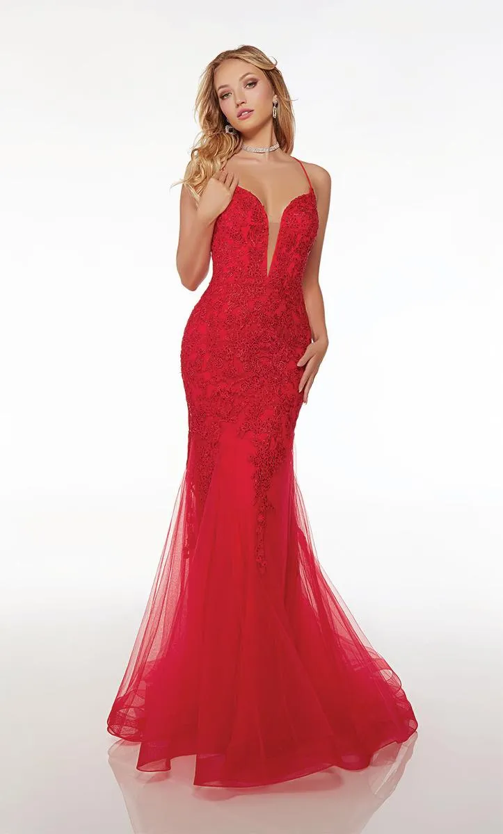 Alyce Prom Dress 61478 sold by Terry costa product image thumbnail 3