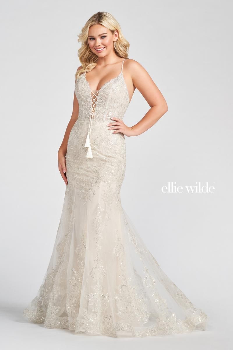 Ellie Wilde by Mon Cheri Dress EW122105 sold by Terry costa product image thumbnail 5