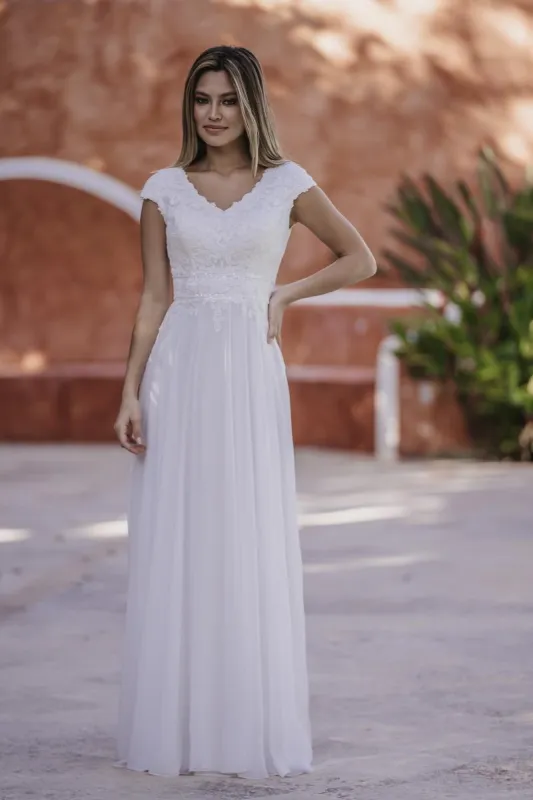 Allure Bridals Modest Dress M692 sold by Terry costa