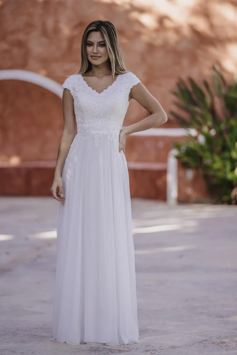 Allure Bridals Modest Dress M692 sold by Terry costa