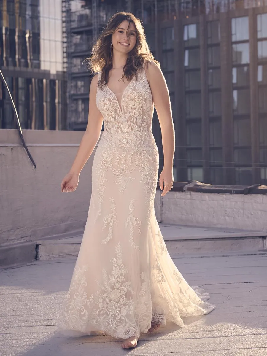 Ellie Wilde A-Line Lace Prom Dress EW34102 sold by Terry costa product image thumbnail 4