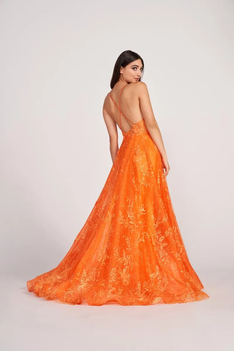 Ellie Wilde A-Line Lace Prom Dress EW34102 sold by Terry costa product image thumbnail 2