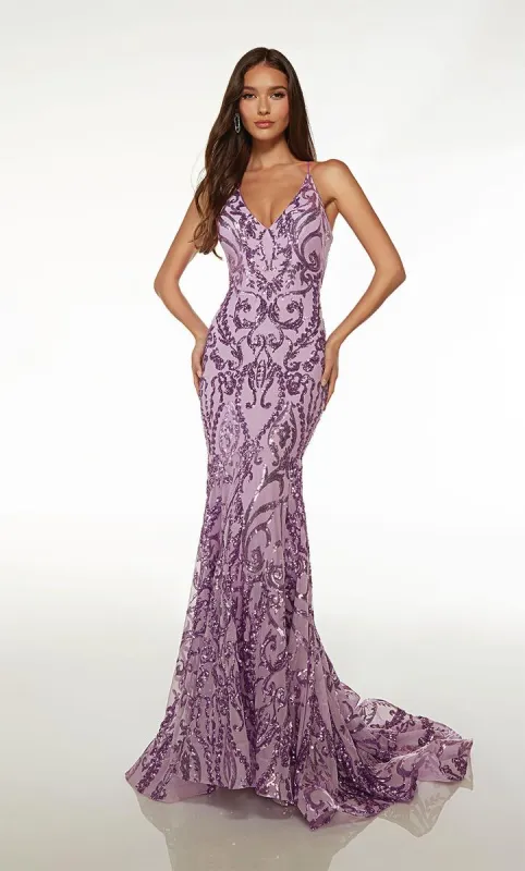 Alyce Paris Sequin Prom Dress 61659 sold by Terry costa