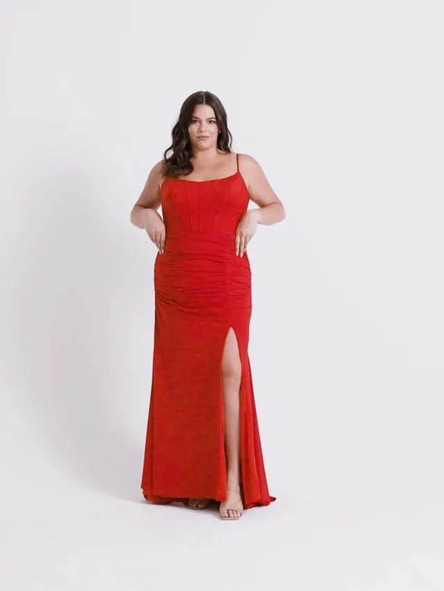 Faviana Tight Plus Size Prom Dress 9544 sold by Terry costa product image thumbnail 5