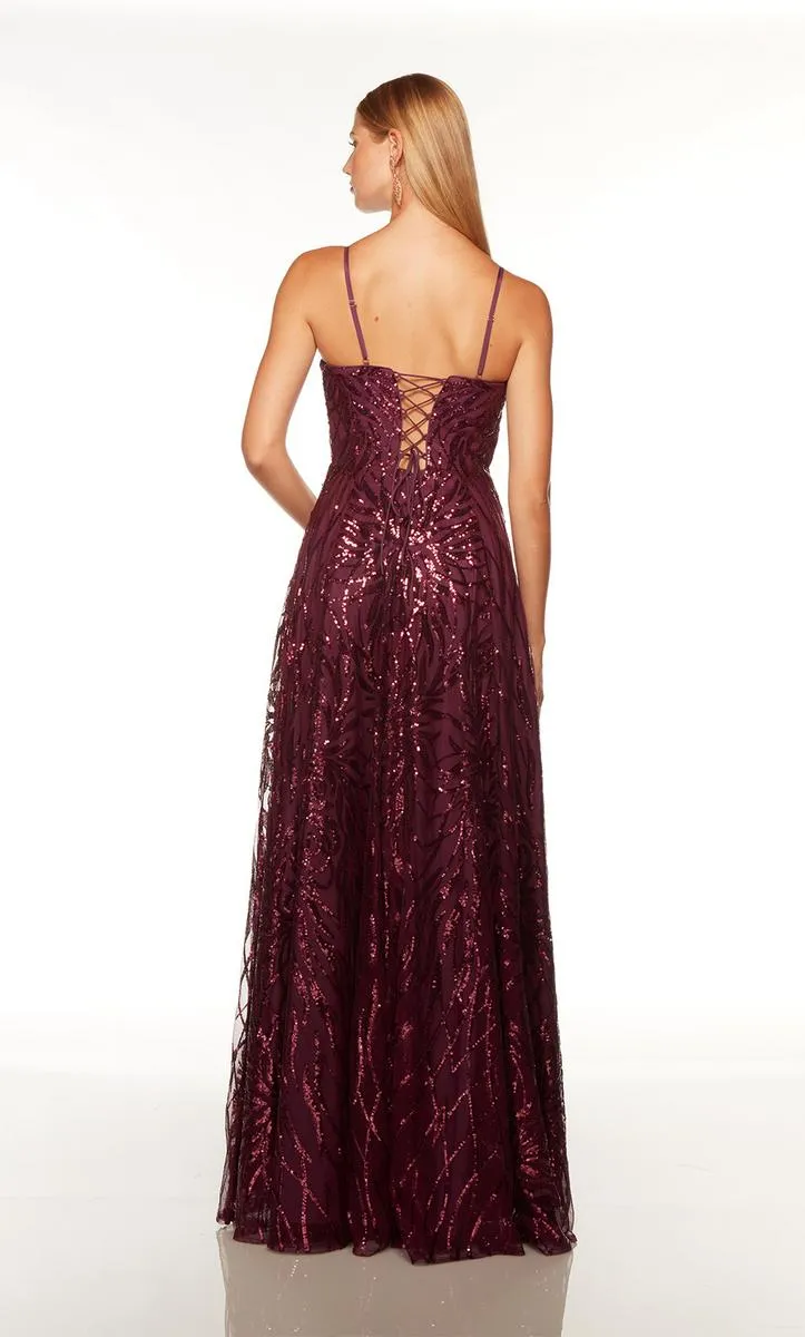 Alyce Prom Dress 61423 sold by Terry costa product image thumbnail 2
