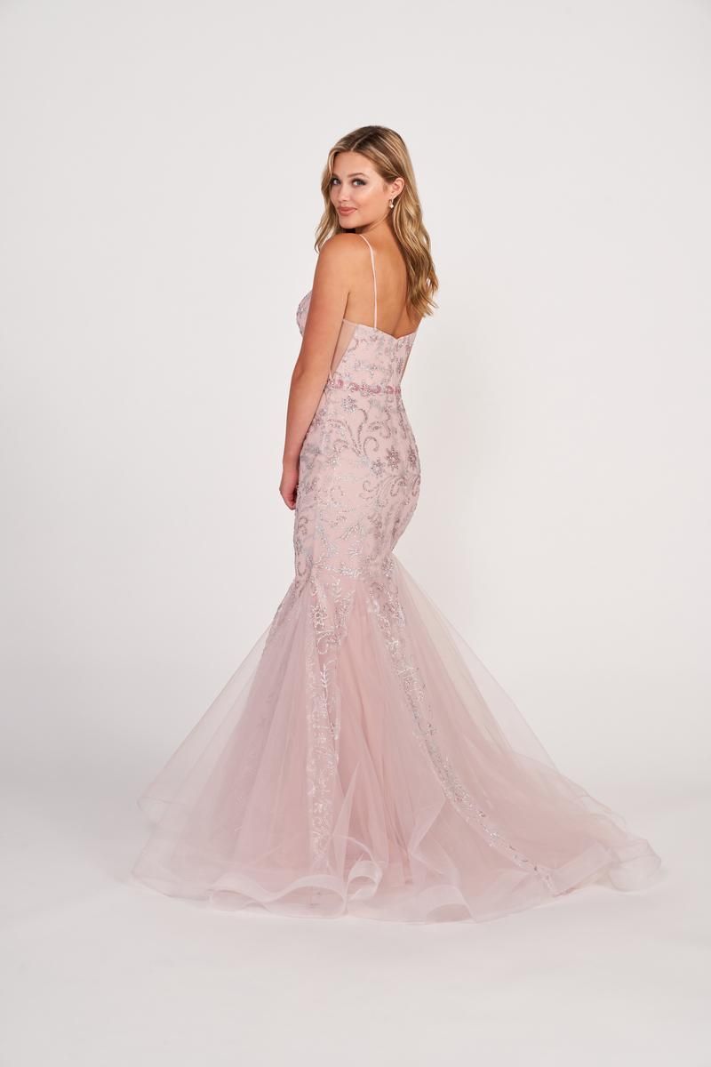Ellie Wilde Trumpet Prom Dress EW34124 sold by Terry costa product image thumbnail 2