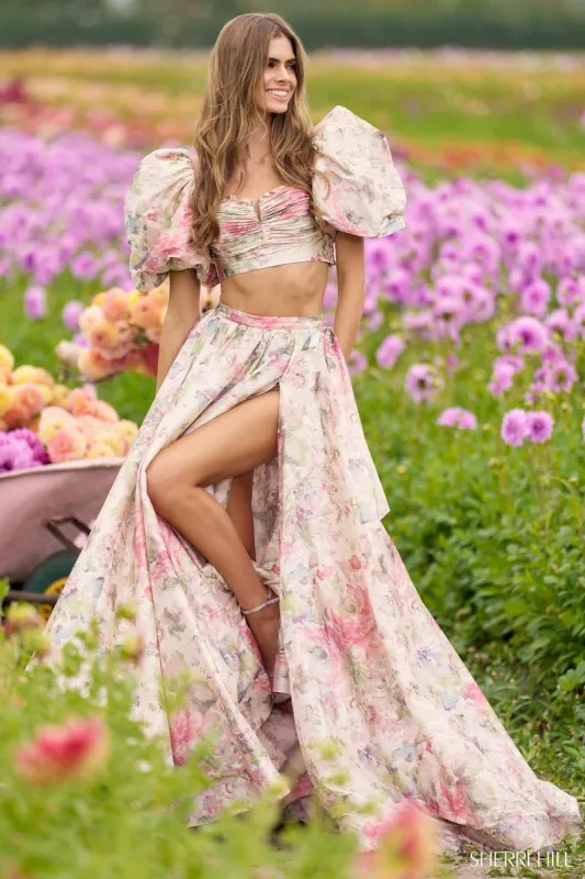 Sherri Hill Taffeta Two Piece Prom Dress 56248 sold by Terry costa