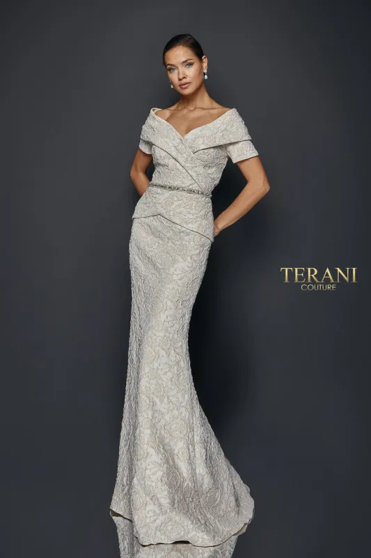 Terani Mother of the Bride Dress 1921M0727 made by Terry costa