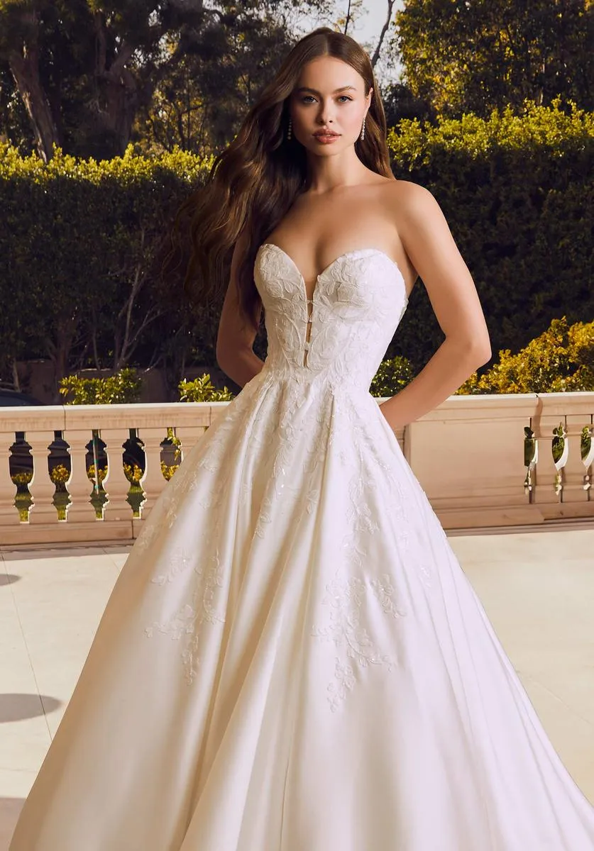 Morilee Rosemarie Ballgown Wedding Dress 2643 sold by Terry costa product image thumbnail 5