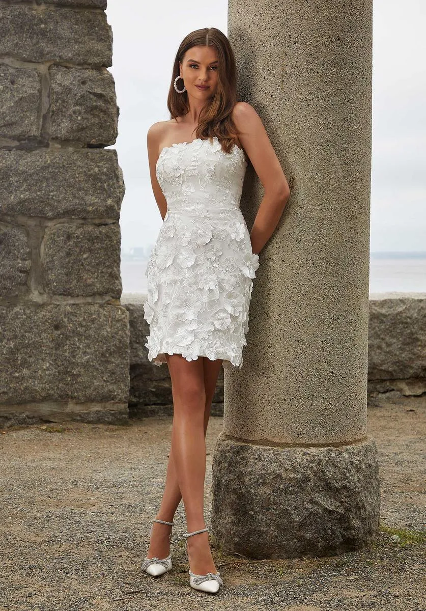 The Other White Dress by Morilee "Naya" Bridal Gown 12619 sold by Terry costa product image thumbnail 4
