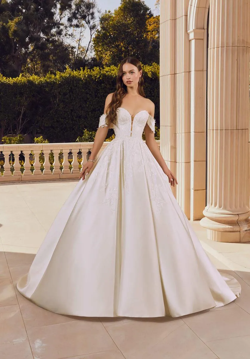 Morilee Rosemarie Ballgown Wedding Dress 2643 sold by Terry costa product image thumbnail 3