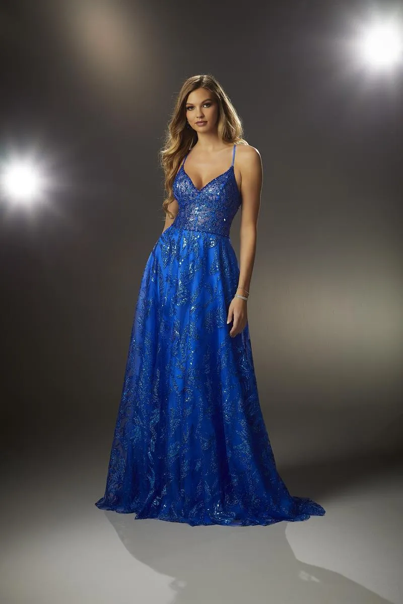Morilee Sequin Illusion Prom Dress 48007 sold by Terry costa