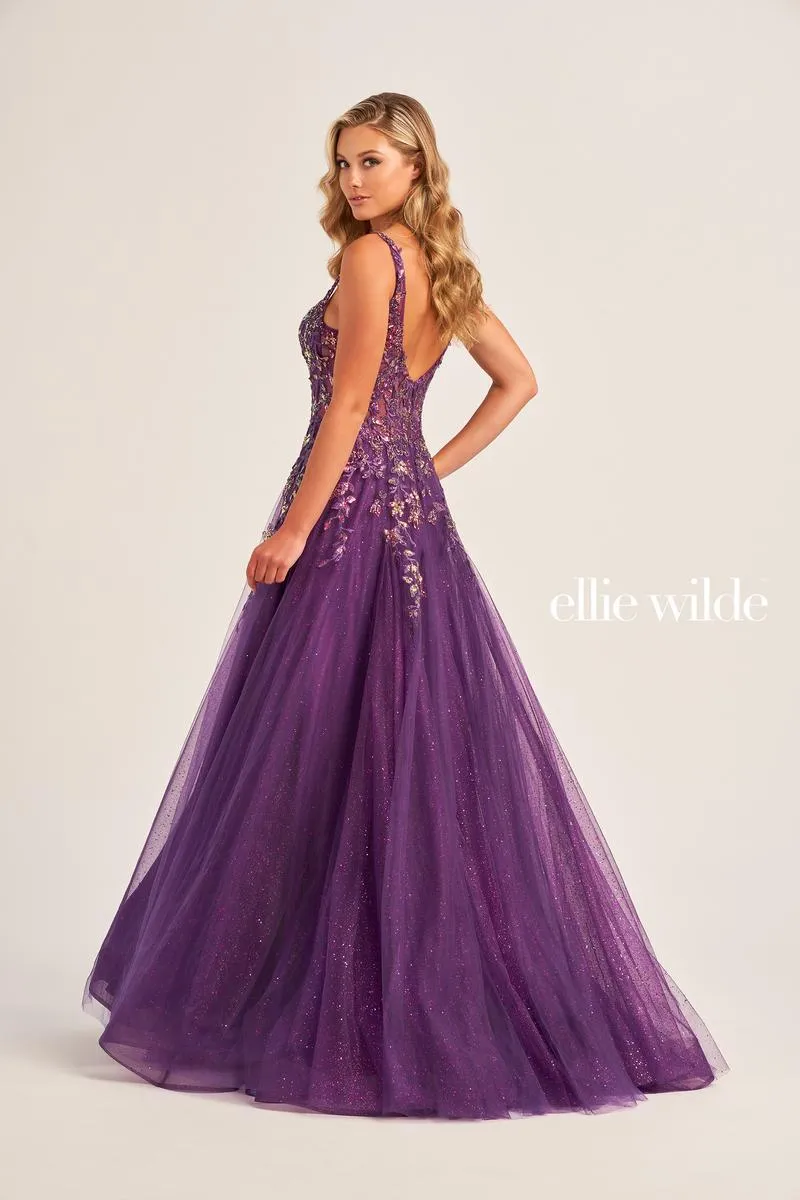 Ellie Wilde Tulle Lace Ball Gown EW35242 sold by Terry costa product image thumbnail 2