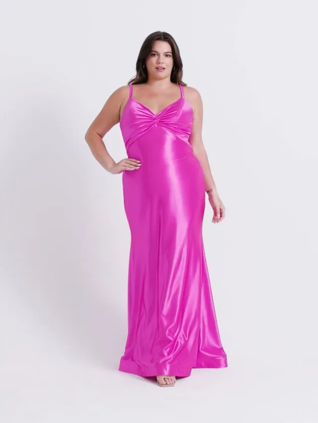 Faviana V-Neck Long Plus Size Prom Dress 9549 sold by Terry costa product image thumbnail 4